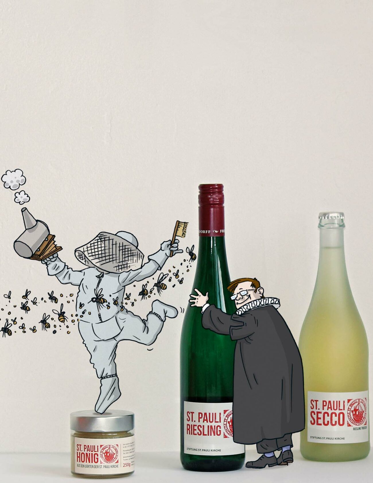 Honig und Wein