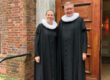 Pastorin Sandra Starfinger und Pastor Sieghard Wilm